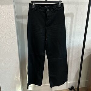 Zara High-waist Marine Straight Jeans | Size 8
